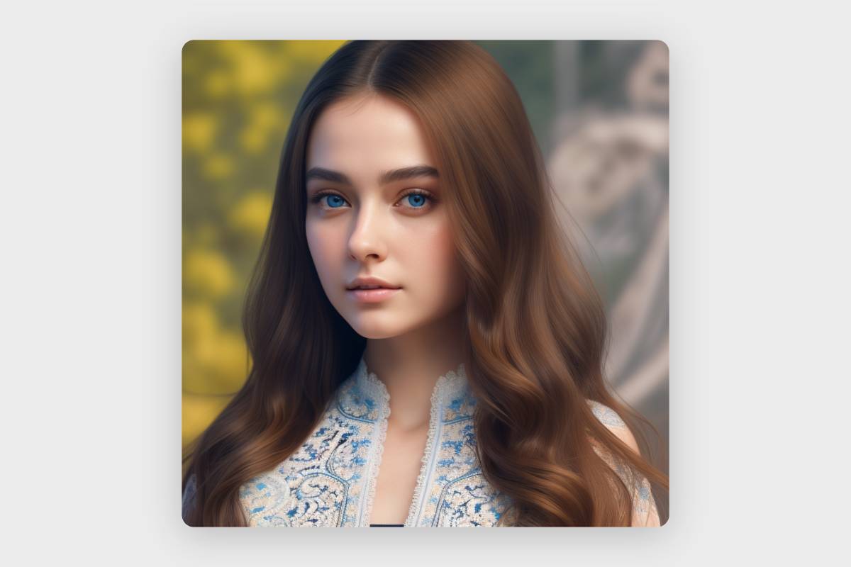 realistic brown hair female ai face made by fotor ai face generator
